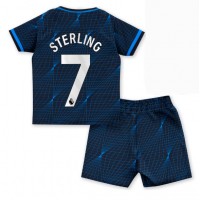 Maglie da calcio Chelsea Raheem Sterling #7 Seconda Maglia Bambino 2023-24 Manica Corta (+ Pantaloni corti)